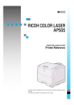 Ricoh AP505 Operating instructions
