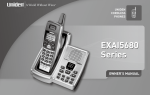 Uniden EXAI5680 - EXAI 5680 Cordless Phone Specifications