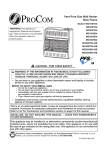 Procom MD200TBA Owner`s manual