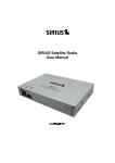 Clarion SIRIUS DSC920S User manual