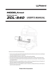 Roland AXIS-1 User`s manual
