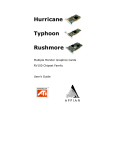 Appian Hurricane User`s guide
