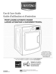 Maytag W10254443A Use & care guide