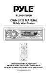 PYLE Audio PLDVD178USB Owner`s manual