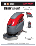 BETCO Stealth ASD26BT User`s manual