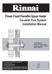 Rinnai RHFE-750ETR Installation manual