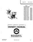 Miller SYSTEM 9 GAS CONTROL HUB & SPINDLE WIRE REEL Specifications