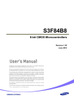 Samsung S3F84B8 User`s manual