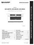 Sharp KB-6025M Installation manual