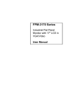 Advantech FPM-3170 Series User manual