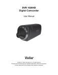 Vivitar DVR 1020HD User manual