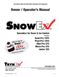 Simplicity Sno-Away 6137 & Up Operator`s manual