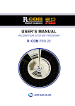 Rcom USB 50 Specifications