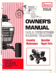 Sears 917.257070 Owner`s manual