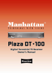 Manhattan Plaza DT-100+ Specifications