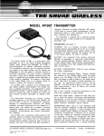 Shure WL83 Specifications