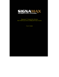 SignaMax 065 Series User`s guide