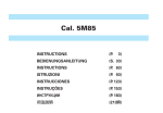Seiko Cal. 5M85 Specifications