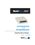 Multitech MT5600DSDV2 User guide