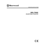 Sherwood SP-240 Troubleshooting guide