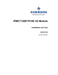 Emerson MVME55006E Technical data