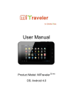 MiTraveler 7D-4A User manual