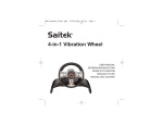 Saitek 4-in-1 Vibration Wheel User manual