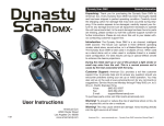 American DJ Dynasty Scan DMX Instruction manual