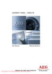 AEG LAVAMAT 74850 User manual