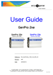 Erco & Gener GenPro 18e User guide