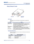 Brady Network Card User`s manual