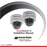 Arecont Vision MegaDomeT Installation manual