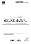 Aiwa XD-DV290 Service manual