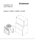 Scotsman C1848R User`s manual