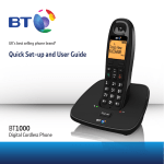 BT CALLER DISPLAY 1000 User guide