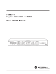 Motorola DCT5100 Installation manual