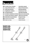 Makita DUR183L Instruction manual
