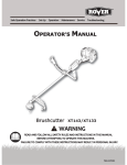 Rover XT143 Operator`s manual