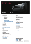 Pure Acoustics AV-1080 User manual