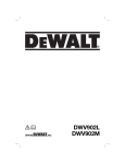 DeWalt DWV902L Technical data