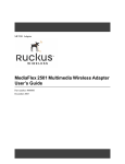 Ruckus Wireless MF2501 User`s guide