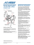 American Dynamics RJ856UD Installation guide
