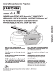 Craftsman 139.3043 Owner`s manual