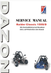 Dazon Raider Extreme 1100D Service manual