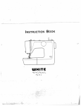 White 4041 Instruction manual