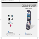 Audiovox CDM-9500 Owner`s manual
