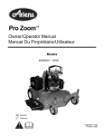 Ariens ProZoom 99480600-1952S Specifications