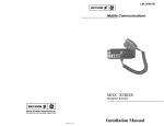 Ericsson EDACS MDX Installation manual