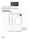 Maytag W10385090A Use & care guide