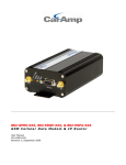 CalAmp & 882-HSPA series User manual